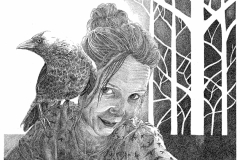 Natural Me - zelfportret- 50 x 60 cm.