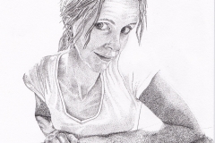Veertig - Zelfportret - 20 x 20 cm