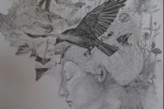 Gedachtenwereld van Jeroen Bosch - detail - .