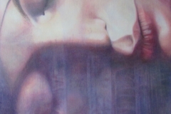 Gedachten - olieverf op doek 70 x 120 cm. 2015