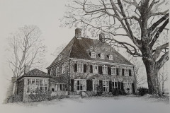 pentekening 40 x 50 cm.